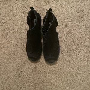 Dirty Laundry open toe shoe bootie